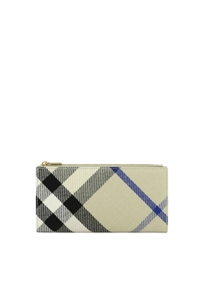Burberry Large Checked Bi-Fold Wallet