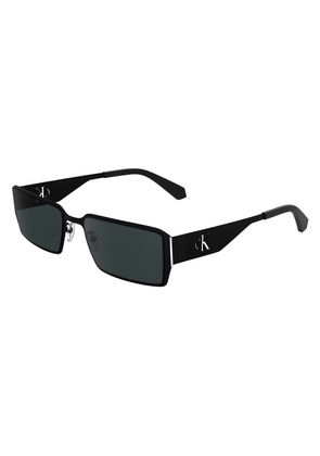 Calvin Klein Dark Grey Rectangular Unisex Sunglasses CKJ24206S 001 56