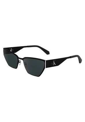 Calvin Klein Grey Cat Eye Ladies Sunglasses CKJ24207S 001 58