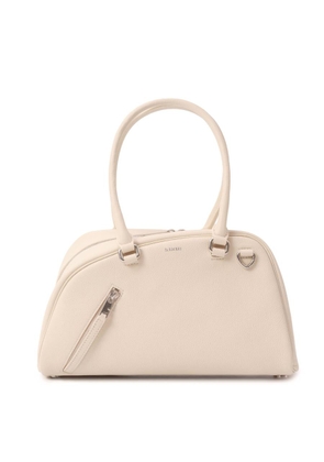 Burberry Small Shield Twin Bowling Bag In Soap