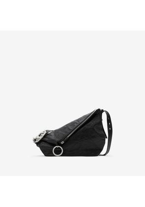 Burberry Medium Knight Leather Shoulder Bag