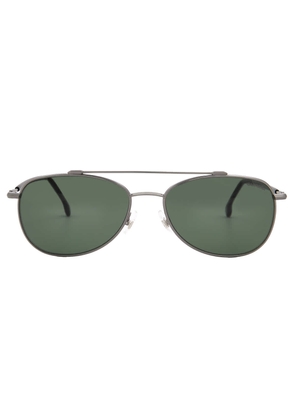 Carrera Polarized Green Pilot Mens Sunglasses CARRERA 224/SSAM 0KJ1/UC 58