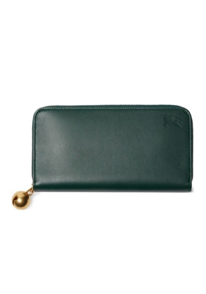 Burberry Elmore EKD Leather Zip Wallet - Vine