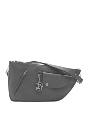 Burberry Shield Twin Leather Shoulder Bag