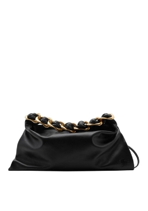 Burberry Small Swan Smooth Leather Shoulder Bag