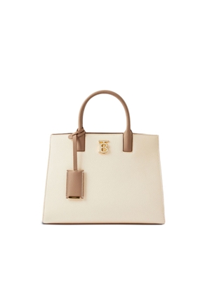 Burberry Frances Calf-Leather Tote Bag