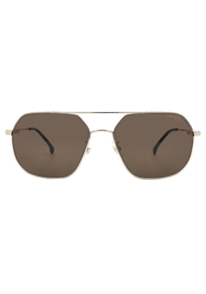 Carrera Brown Pilot Unisex Sunglasses CARRERA 1035/GS 0J5G/70 58