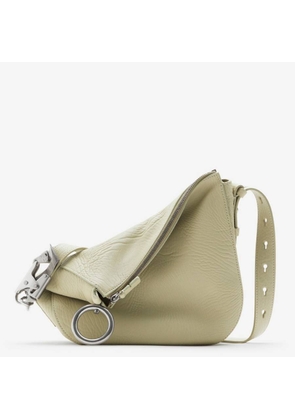 Burberry Grainy Calf Leather Convertible Shoulder Bag