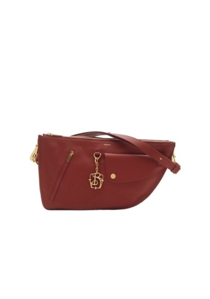 Burberry Rust Ladies Shield Twin Shoulder Bag