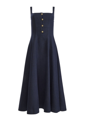 Altuzarra Orrie Linen-Blend Midi Dress - Moda Operandi