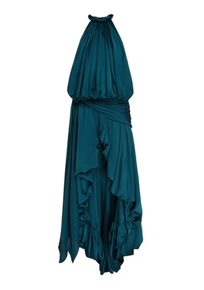 Zimmermann Alchemy Halter Silk Maxi Dress - Moda Operandi