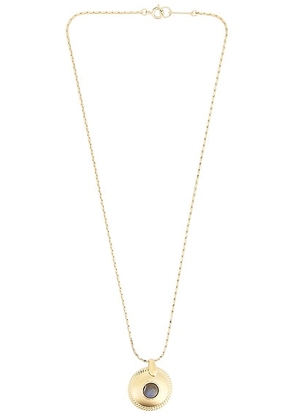 Isabel Marant Lam Short Necklace in Khaki - Metallic Gold. Size all.