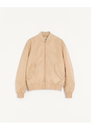 Valentino Valentino nylon bomber jacket with VGold Man SAND 54