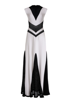 Lanvin Two-Tone Lace Maxi Dress - Moda Operandi