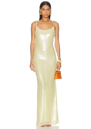 The New Arrivals by Ilkyaz Ozel Isis Dress in Paradiso - Lemon. Size 34 (also in 36, 38, 40).