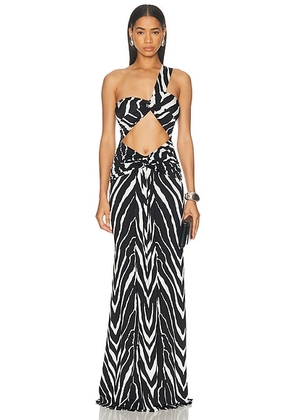 The New Arrivals by Ilkyaz Ozel Keira Dress in Amazon - Black,White. Size 38 (also in 40).