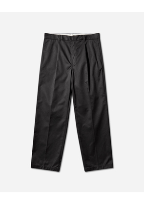 Men s Dickies Pleated Trousers Black