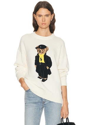 Polo Ralph Lauren Crewneck Sweater in Clubhouse Cream Multi - Ivory. Size S (also in ).