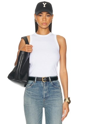 Saint Laurent Tank Top in Blanc - White. Size L (also in XS).