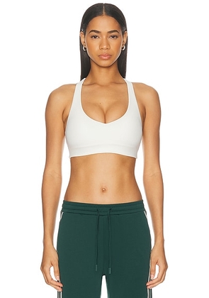 THE UPSIDE Courtship Jetta Sports Bra in Natural - Cream. Size L (also in M, XS).
