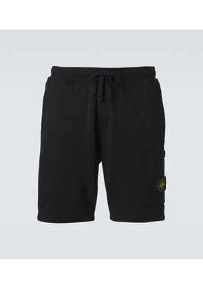 Stone Island Compass cotton shorts