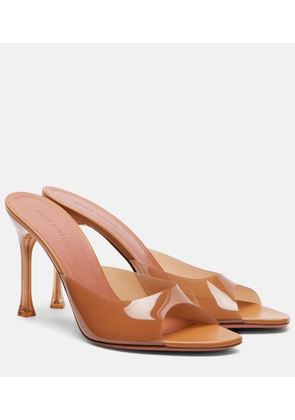 Amina Muaddi Alexa PVC mules