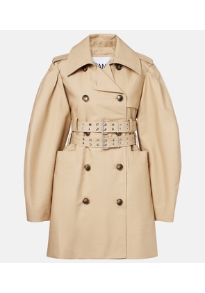 Ganni Cotton trench coat