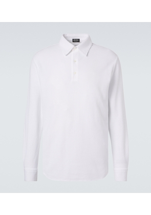 Zegna Cotton pique polo shirt