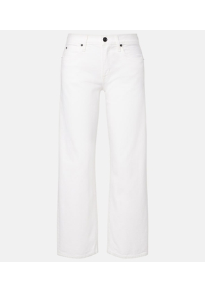 Slvrlake Jamie cropped barrel-leg jeans