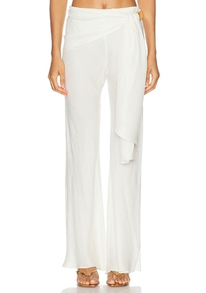Vix Swimwear x Rosie Huntington-Whiteley Rosie Pant in Off White - White. Size L (also in XS, M).