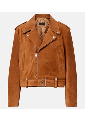 Nili Lotan Evel suede biker jacket