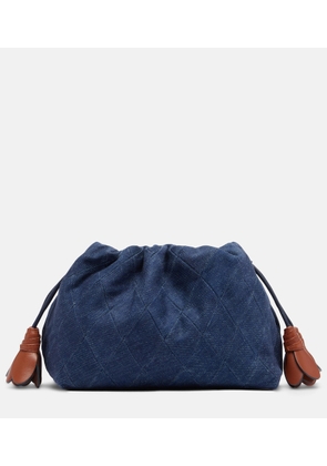 Zimmermann Cloud 91 Small denim clutch
