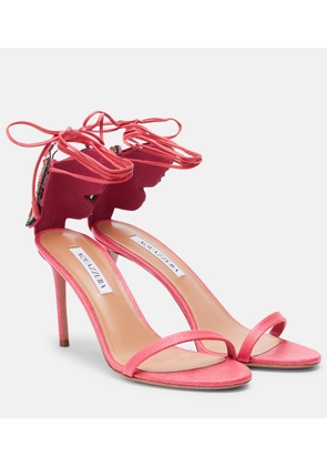 Aquazzura Papillon Damour embellished sandals