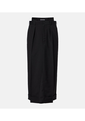 Junya Watanabe Pleated midi skirt