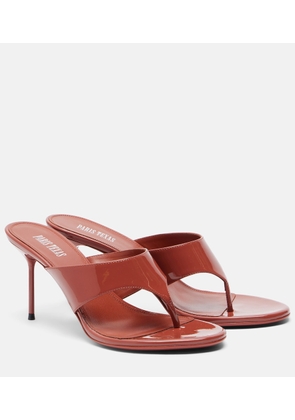 Paris Texas Lidia patent leather thong sandals