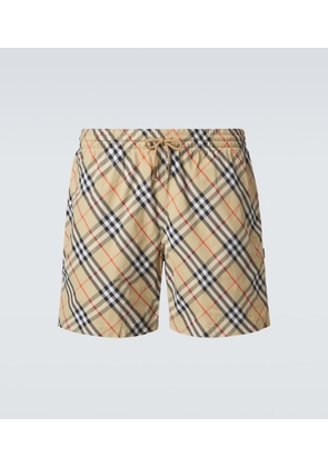 Burberry Burberry Check swim trunks