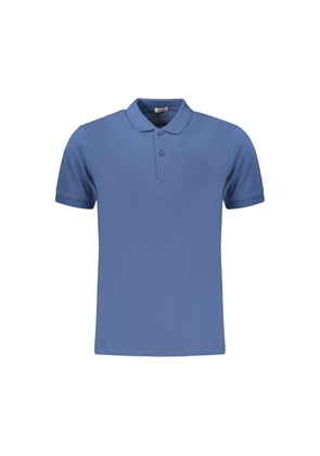 Rifle Blue Cotton Mens Polo Shirt - M