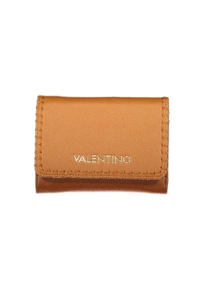 Mario Valentino Brown Polyurethane Women's Wallet Accessory