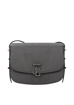 Jimmy Choo Gray Leather Crossbody Bag