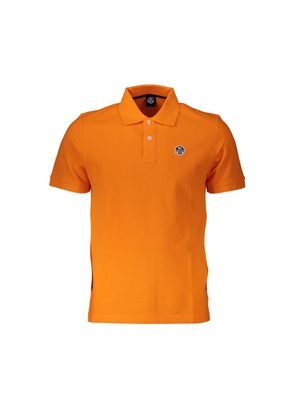 North Sails Orange Cotton Men's Polo - L