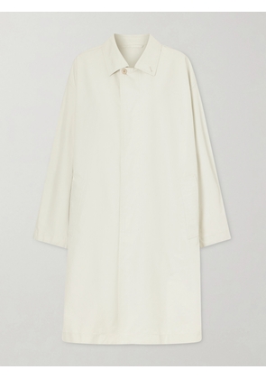 LEMAIRE - Cotton-gabardine Coat - Neutrals - xx small,x small,small,medium,x large