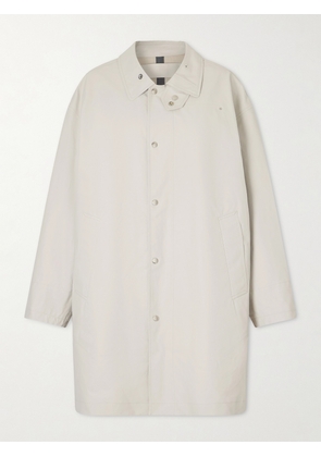 LEMAIRE - Coated Cotton-canvas Coat - Gray - xx small,x small,small,medium,large,x large