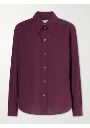 LEMAIRE - Cotton-muslin Shirt - Purple - FR 34,FR 36,FR 38,FR 40,FR 42