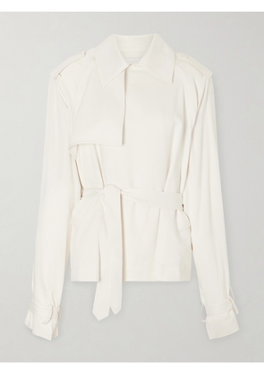 The Frankie Shop - Eva Belted Gabardine Trench Coat - Neutrals - XXS,XS,S,M,L,XL