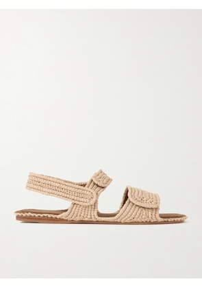 KHAITE - Boden Raffia Sandals - Neutrals - IT35,IT36,IT36.5,IT37,IT37.5,IT38,IT38.5,IT39,IT39.5,IT40,IT40.5,IT41,IT42