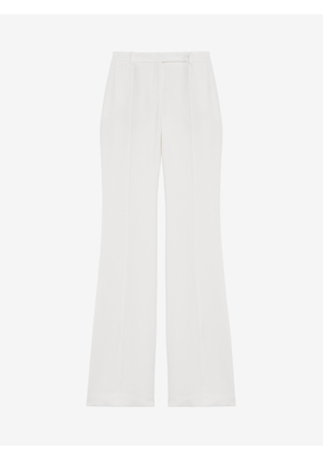 McQueen Narrow Bootcut Trousers - White - Women - 16