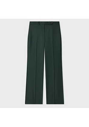 Paul Smith Women's A Suit To Travel In - Dark Green Bootcut Trousers