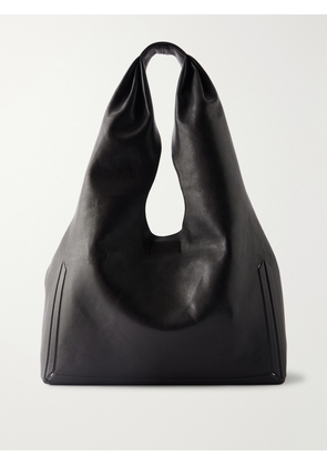 Maison Margiela - Box Leather Messenger Bag - Men - Black