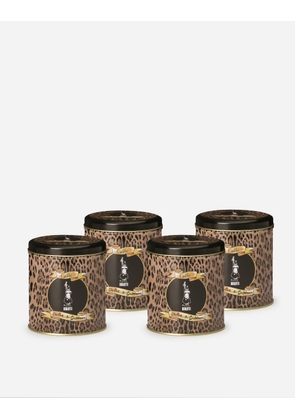 Dolce & Gabbana 4 Coffee Canisters Bialetti -  Multicolor Onesize