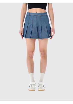 Skirt ADIDAS ORIGINALS Woman color Denim